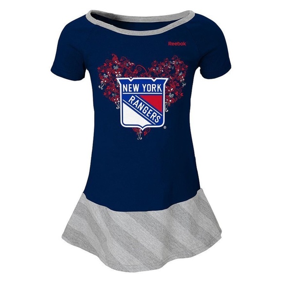 Reebok Dresses Nhl Hockey Dress New York Rangers 6x Poshmark